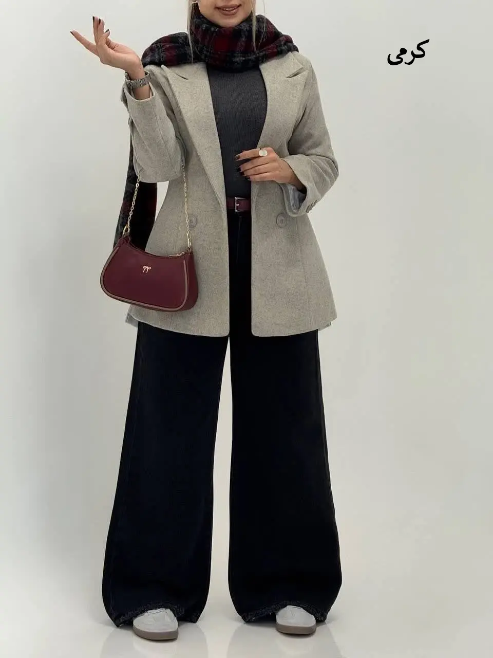 3596-پالتو فوتر ماهک